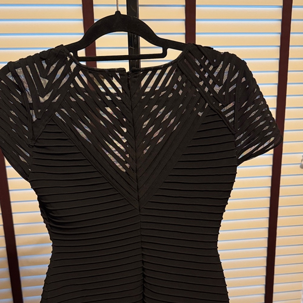 Calvin Klein Elegant Black Mini Dress Size 4 - Picture 6 of 8